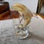 1990s Barovier Style Modern White and Gold Murano Glass Dolphin For Sale - Image 11 of 12