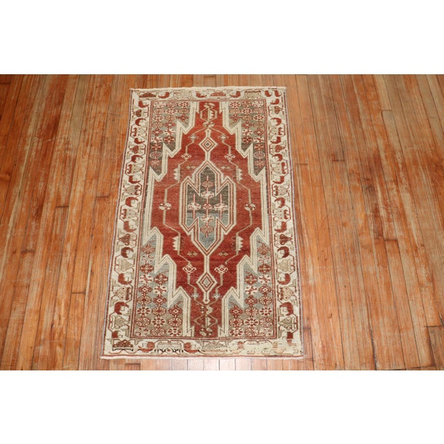 Early 20th Century Zabihi Collection Persian Mazlagan Malayer Rug For Sale - Image 5 of 7