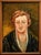 Art Deco Lovely Framed Antique Oil Painting Portrait of Art Deco Era Woman Home Wall Decor For Sale - Image 3 of 10
