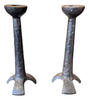 Bronze Candleholders by Horst Dalbeck, Germany, 1970, Set of 2
