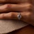 1930s Art Deco Gia 2.14 Carat Old European Cut Diamond Platinum Engagement Ring, Size 5 For Sale - Image 5 of 6