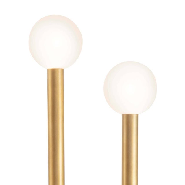 Not Yet Made - Made To Order Regina Andrew Happy Steel Floor Lamp, Natural Brass For Sale - Image 5 of 7