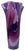 12/ 1/4 In. Tall Signed Purple Swirl Fazzoletto Lip Studio Art Glass Vase For Sale In New York - Image 6 of 13