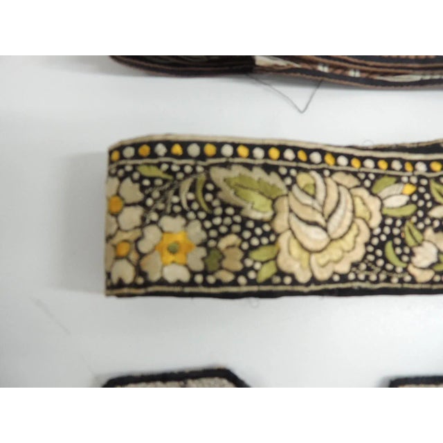 Art Deco Collection of Vintage & Antique Textiles Set #8 For Sale - Image 3 of 6