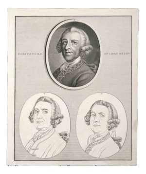 Thomas Holloway, Caricature of Lord Anson, Original Etching, 1810