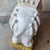 Ceramic Mid 20th Century Hollywood Regency Gold & White Ceramic Elephant Garden Seat Plant Stand For Sale - Image 7 of 7