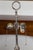 1940s English Two-Light Silverplate Bobbin Lamps with Pierced Galleries - Pair For Sale In Atlanta - Image 6 of 9