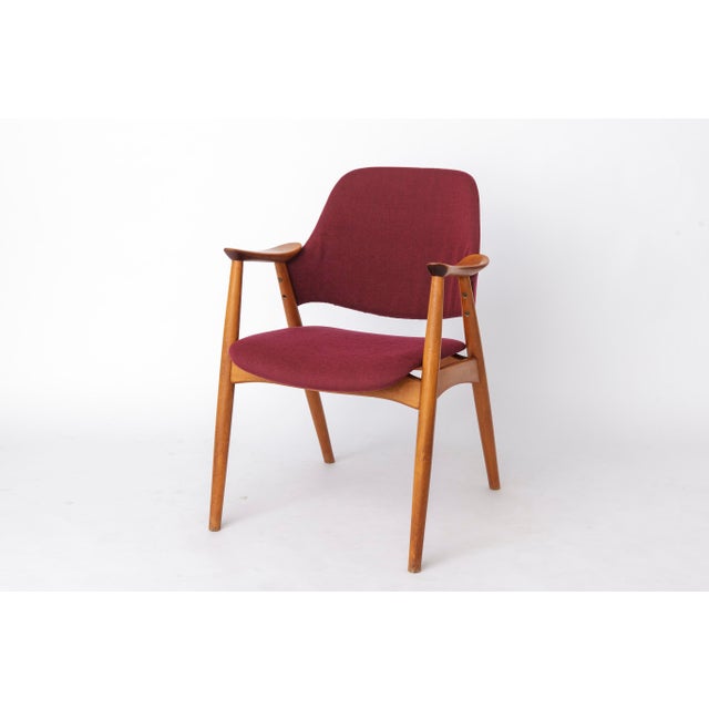 Vintage Lounge Chairs in Beech, Germany 1960s, Set of 4 For Sale - Image 9 of 12