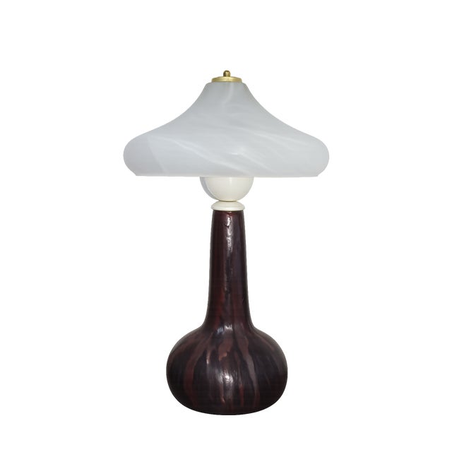 Vintage Lawa Ceramic Lamp, 1970s, in Very Good conditions. Designed 1970 to 1979 European Plug (up to 250V).The wiring of...