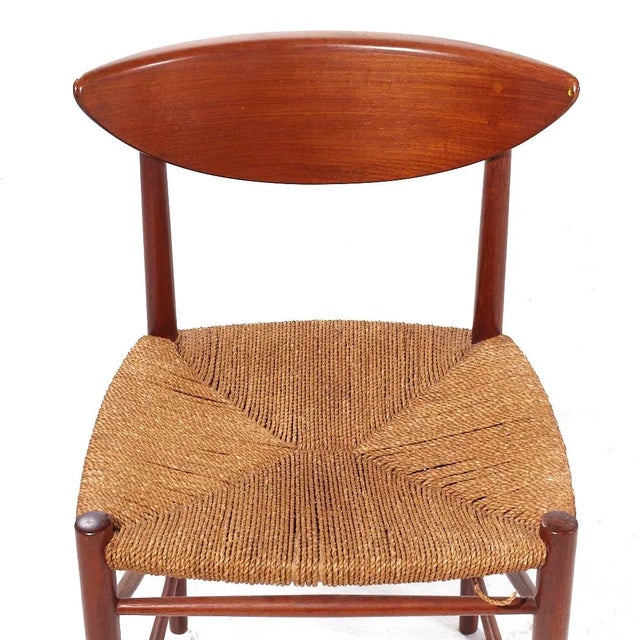 Peter Hvidt and Orla Mølgaard Nielsen Soborg Model 316 Mid Century Teak Dining Chairs - Set of 6 For Sale - Image 10 of 10