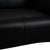 Model 322 2-Seater and 3-Seater Sofas in Black Leather from Rolf Benz, Set of 2 For Sale - Image 6 of 18