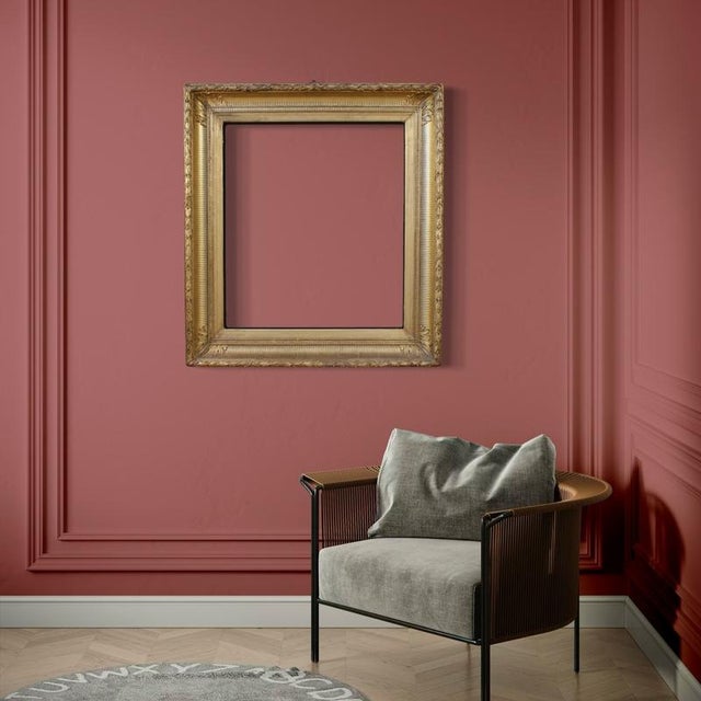 20th Century Louis XVI French Gilded Frame, 1920s For Sale - Image 3 of 13