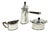 Dutch Silver Chocolate Pot Set, by Kempen & Sons, 1918, Set of 3 For Sale