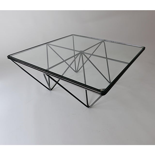 Paolo Piva Vintage Square Coffee Table by Paolo Piva, 1970s For Sale - Image 4 of 10