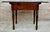 French Provincial French Wooden Nesting Table with Wings and Two Drawers, 1920s For Sale - Image 3 of 18