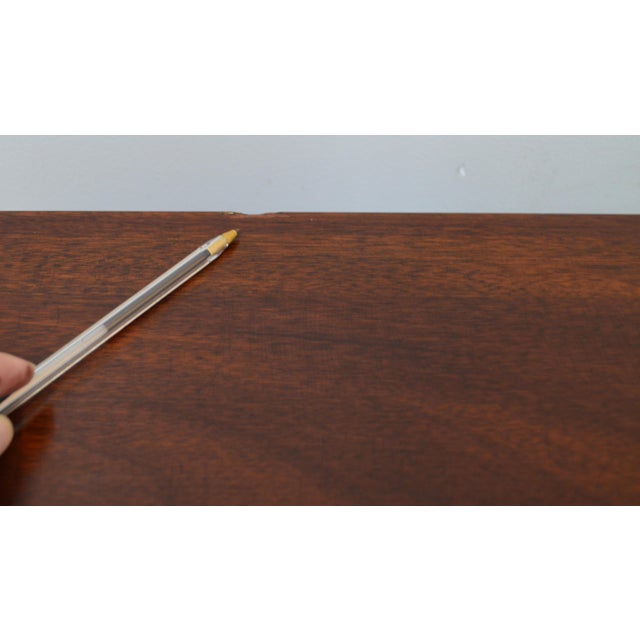 Brown Late 20th Century Henkel Harris Mahogany Nightstand For Sale - Image 8 of 13