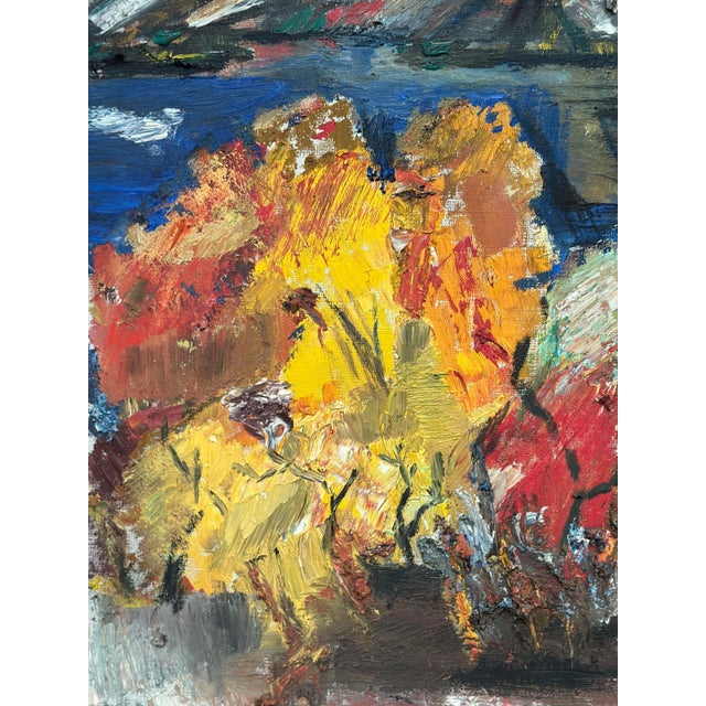 S. Pctcizon, Abstract Landscape, 1963, Oil on Canvas, Framed For Sale - Image 6 of 18