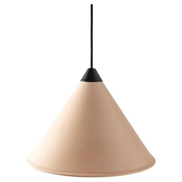 Namibia Leather Cone Lamp by Cuero Design For Sale - Image 18 of 18
