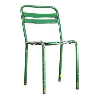 French Green T2 Dining Chair from Tolix, 1950s For Sale