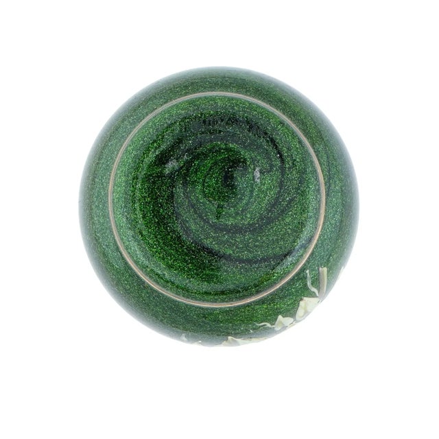 Glass Antique French Enamel Art Glass Vases Attributed to Joye - a Pair For Sale - Image 7 of 7