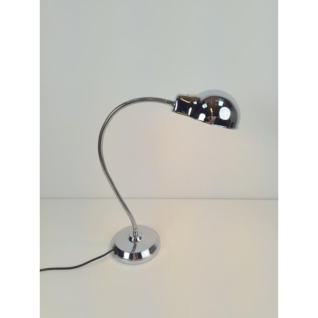 1950s Chrome Table Lamp with Flexible Shade, 1950s For Sale - Image 5 of 9