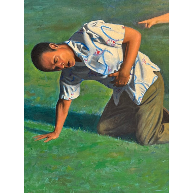 John Thornton noted Realist Pennsylvania Artist 1998 oil For Sale - Image 10 of 16
