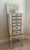Beautiful hand-painted floral jewelry armoire with elegant cabriole legs and distressed finish.Features a lift-top mirror,...