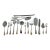 1980s Dessert Spoon & Fork, Du Barry - Set of 12 For Sale