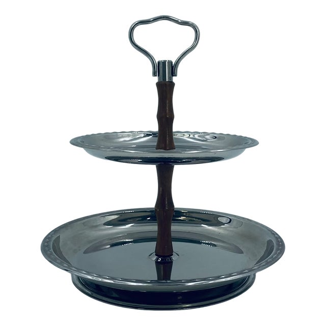 Vintage Two-Tier Rotating Platter, 1965 For Sale