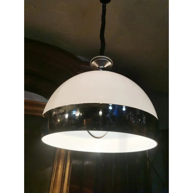 Metal Ceiling Lamp For Sale - Image 4 of 10