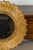 French Midcentury Giltwood Sunburst Mirror with Radiating Rays and Carved Frame For Sale - Image 9 of 11
