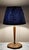 1930s Art Deco Table Lamp with Walnut Base and Fabric Shade, 1930s For Sale - Image 5 of 10
