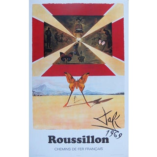 Salvador Dali, Roussillon SNCF, Original Lithograph For Sale