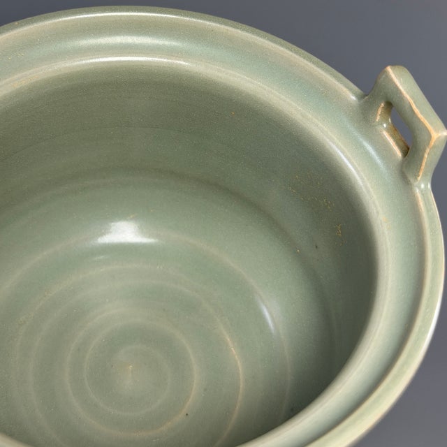 Chinese Ancient Chinese Longquan Celadon Tripod Censer | One of a Kind For Sale - Image 3 of 8