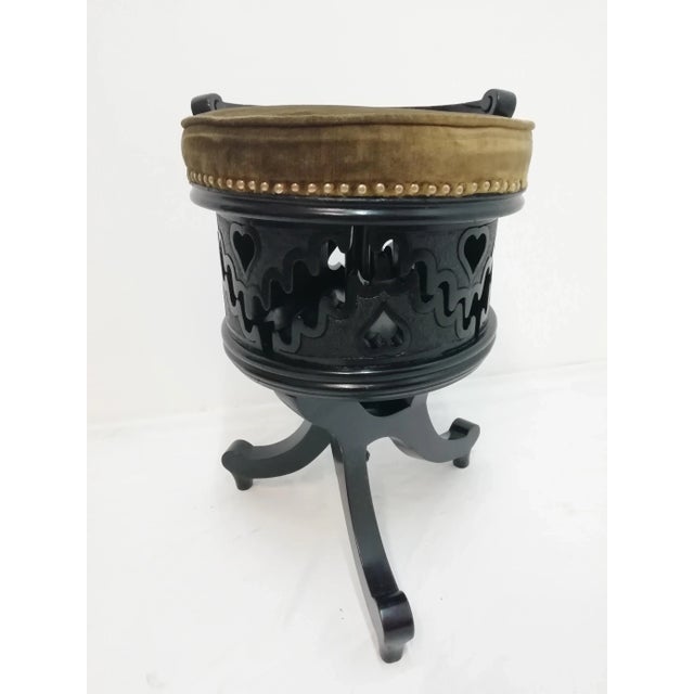 Vintage Piano Stool For Sale - Image 12 of 16