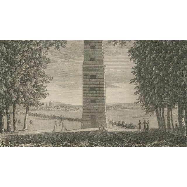 Louis-Pierre Baltard, View of the Lantern of Demosthenes at Saint-Cloud, Paris, 1803, Engraving For Sale - Image 6 of 9