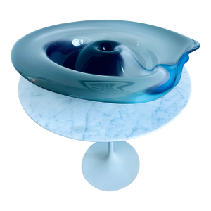 Willsea O'Brien Studio Art Glass Centerpiece- 1980s Post Modern Dale Chihuly Style