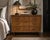 A handsome vintage three-drawer chest by Mastercraft Furniture Co. of Grand Rapids, Michigan. Compact in scale yet...
