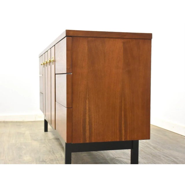 Mainline by Hooker Mainline by Hooker Walnut Mid-Century Modern Dresser For Sale - Image 4 of 11
