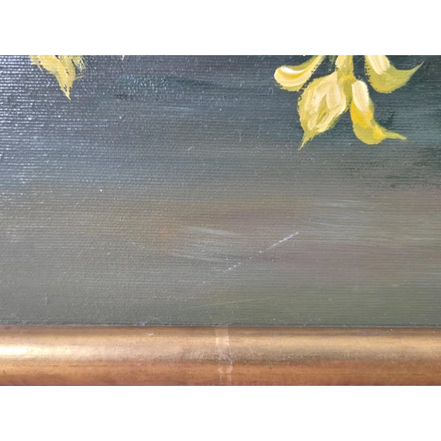 1960s Chelsea House Floral Still Life Oil Painting After Renoir For Sale - Image 15 of 17