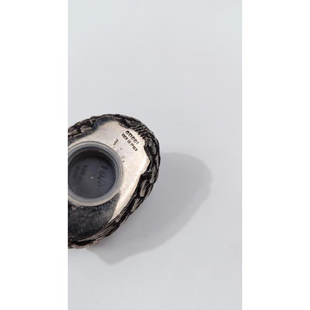Metal Vintage Salt and Pepper Shakers from Gucci, 1970s, Set of 2 For Sale - Image 7 of 18