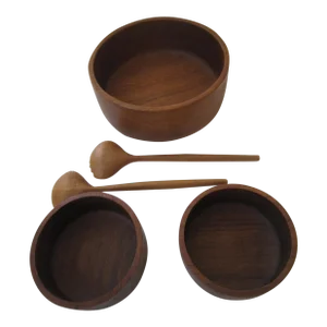 Goodwood Teak Bowl Set, S/5