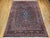 Vintage Persian Bibikabad Rug, Hand-Knotted Wool, Herati Geometric Pattern, Rust Red & Blue, 9x12 For Sale - Image 9 of 18