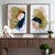 A Harmonious Blend Of Organic Shapes And Bold Brushstrokes, With Shades Of Blue, Olive Green, And Salmon Set Against A...