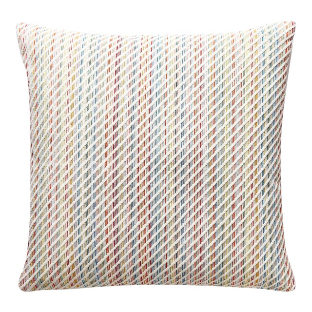 The House of Scalamandré Prisma Velvet Pillow, Color Wheel For Sale