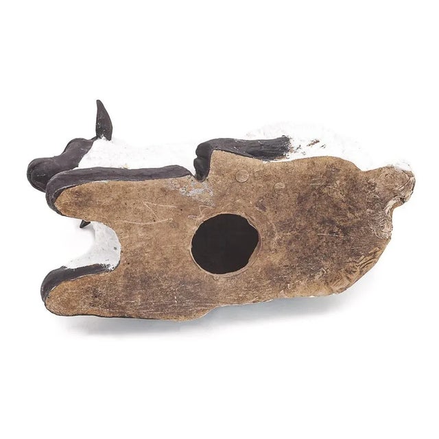 Sculpture Materials Vintage Sheep Figure, 1900s For Sale - Image 7 of 8