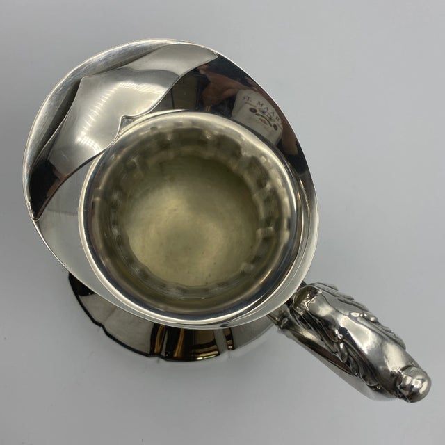 Sheffield Silver Plated Pitcher With Ice Stop For Sale - Image 9 of 10