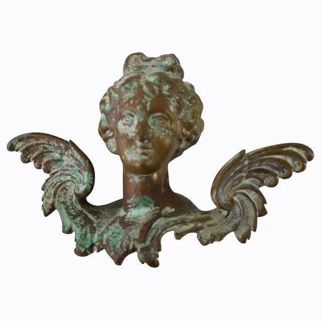 Neoclassical Pair of Antique French Neoclassical Bronze Accoutrements C1890 For Sale - Image 3 of 5