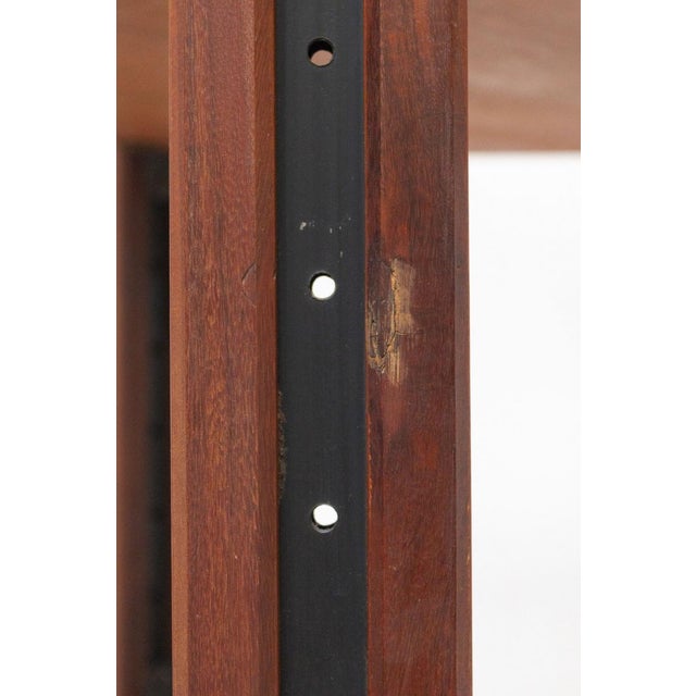 Wood Corner Bookcase in Teak, 1970s For Sale - Image 7 of 13