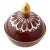 Signed Vintage Suisse Langenthal Oxblood Porcelain Lidded Trinket Box With Gold Finial For Sale